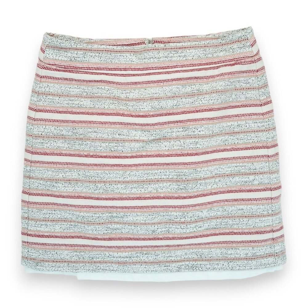 Loft Ann Taylor Women's Striped Summer Skirt Size 0P Petites Waist: 26"